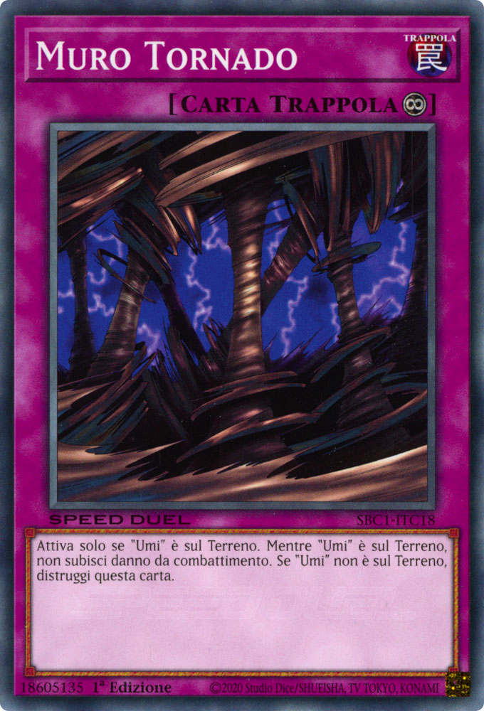 SBC1-ITC18 Muro Tornado comune 1a Edizione (IT) -NEAR MINT-