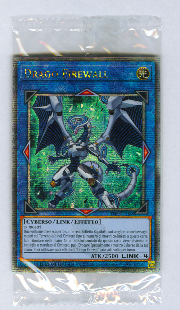 TN23-IT008 Drago Firewall Rara Segreta Quarto di Secolo Edizione Limitata (IT) -NEAR MINT-