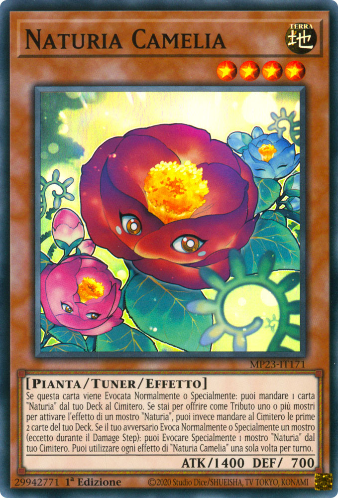 MP23-IT171 Naturia Camelia Super Rara 1a Edizione (IT) -NEAR MINT-