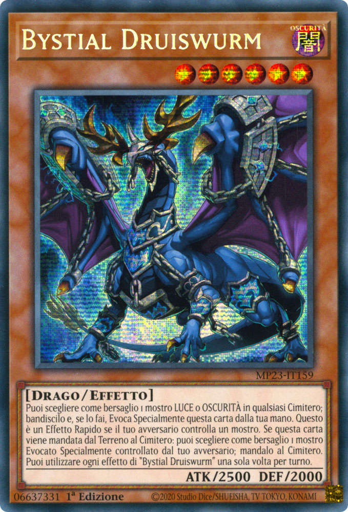 MP23-IT159 Bystial Druiswurm Rara Segreta Prismatica 1a Edizione (IT) -NEAR MINT-