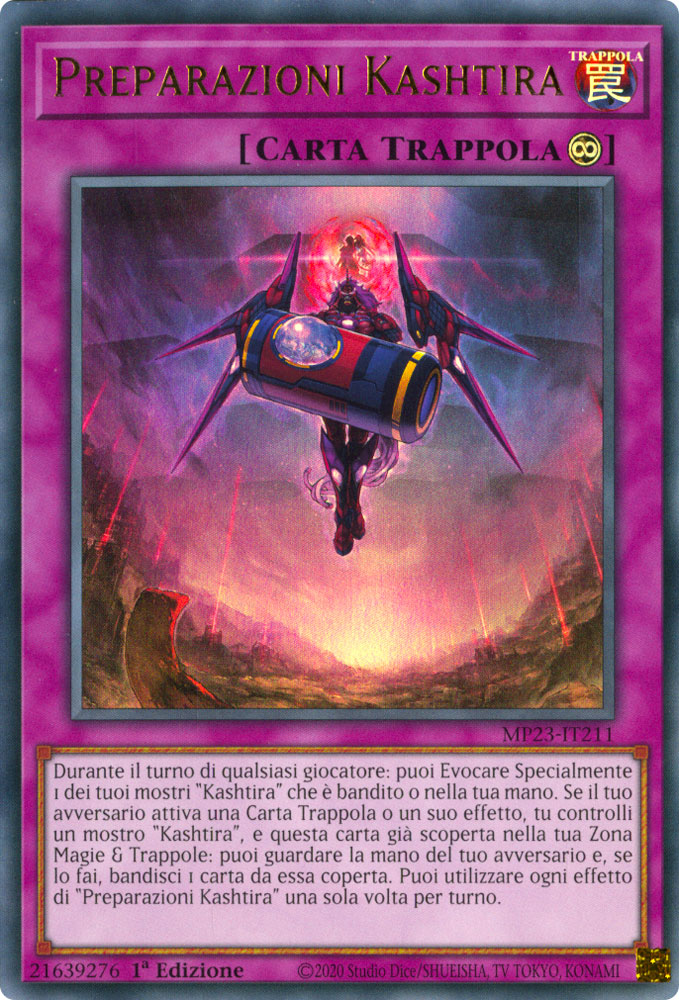 MP23-IT211 Preparazioni Kashtira Ultra Rara 1a Edizione (IT) -NEAR MINT-