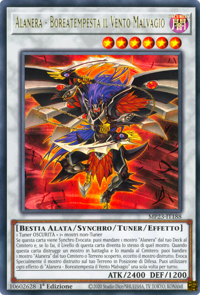 MP23-IT188 Alanera - Boreatempesta il Vento Malvagio Ultra Rara 1a Edizione (IT) -NEAR MINT-