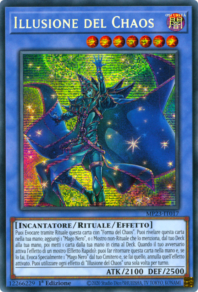 MP23-IT017 Illusione del Chaos Rara Segreta Prismatica 1a Edizione (IT) -NEAR MINT-