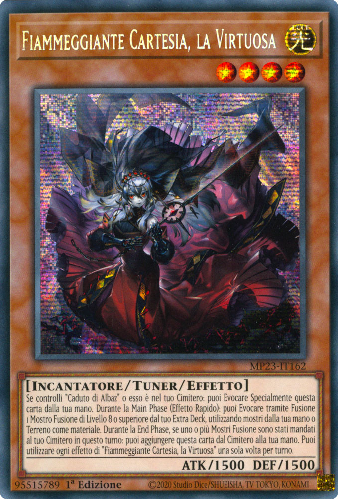 MP23-IT162 Fiammeggiante Cartesia, la Virtuosa Rara Segreta Prismatica 1a Edizione (IT) -NEAR MINT-