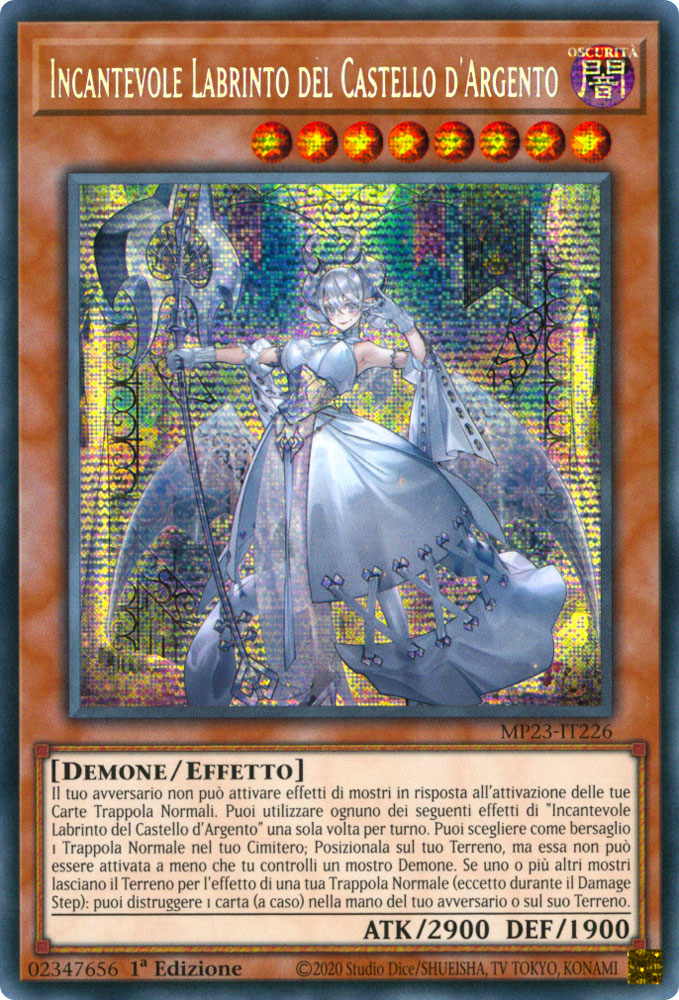 MP23-IT226 Incantevole Labrinto del Castello d'Argento Rara Segreta Prismatica 1a Edizione (IT) -NEAR MINT-