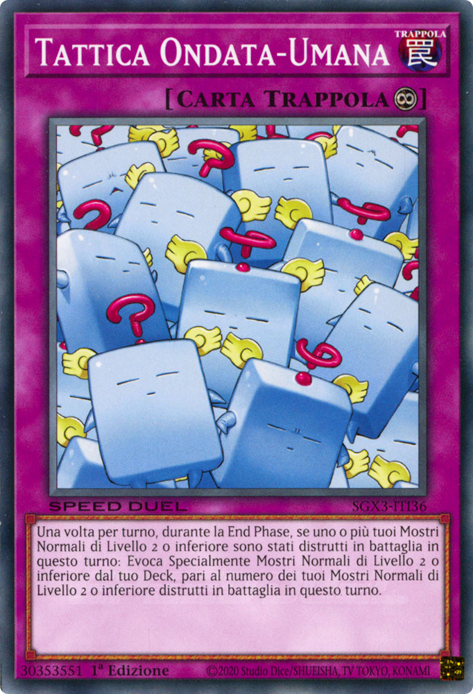 SGX3-ITI36 Tattica Ondata-Umana Comune 1a Edizione (IT) -NEAR MINT-