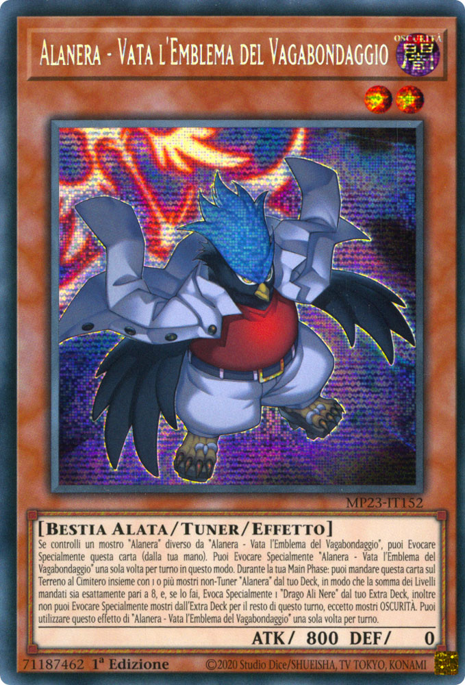 MP23-IT152 Alanera - Vata l'Emblema del Vagabondaggio Rara Segreta Prismatica 1a Edizione (IT) -NEAR MINT-