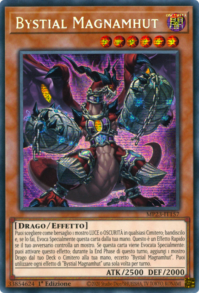 MP23-IT157 Bystial Magnamhut Rara Segreta Prismatica 1a Edizione (IT) -NEAR MINT-