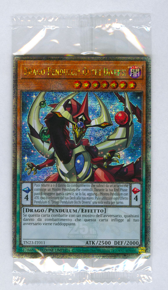 TN23-IT011 Drago Pendulum Occhi Diversi Rara Segreta Quarto di Secolo Edizione Limitata (IT) -NEAR MINT-