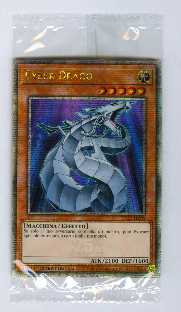 TN23-IT005 Cyber Drago Rara Segreta Quarto di Secolo Edizione Limitata (IT) -NEAR MINT-