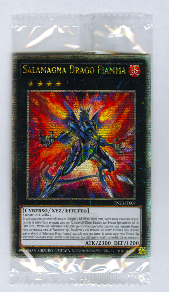 TN23-IT007 Salamagna Drago Fiamma Rara Segreta Quarto di Secolo Edizione Limitata (IT) -NEAR MINT-