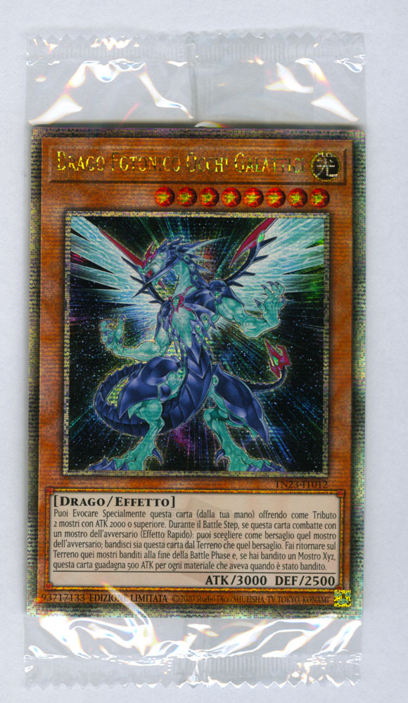 TN23-IT012 Drago Fotonico Occhi Galattici Rara Segreta Quarto di Secolo Edizione Limitata (IT) -NEAR MINT-