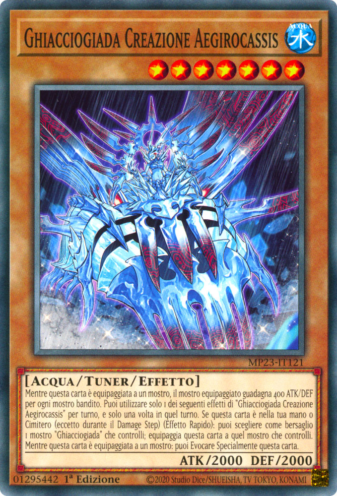 MP23-IT121 Ghiacciogiada Creazione Aegirocassis Comune 1a Edizione (IT) -NEAR MINT-