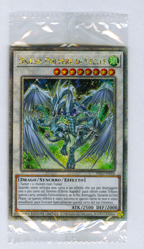 TN23-IT016 Drago Polvere di Stelle Rara Segreta Quarto di Secolo Edizione Limitata (IT) -NEAR MINT-
