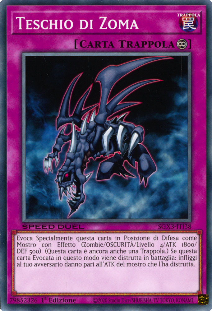 SGX3-ITI38 Teschio di Zoma Comune 1a Edizione (IT) -NEAR MINT-