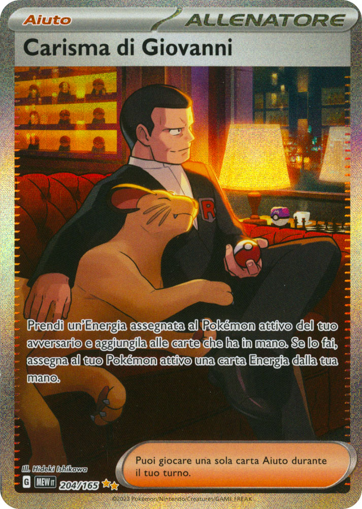 204 / 165 Carisma di Giovanni Rara Segreta foil (IT) -NEAR MINT-