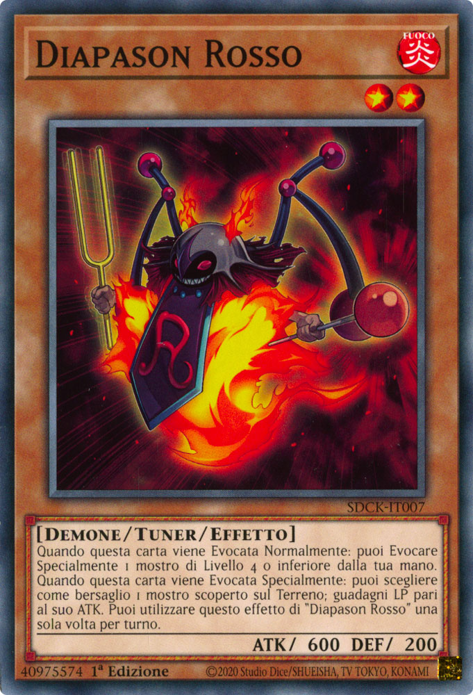 SDCK-IT007 Diapason Rosso Comune 1a Edizione (IT) -NEAR MINT-