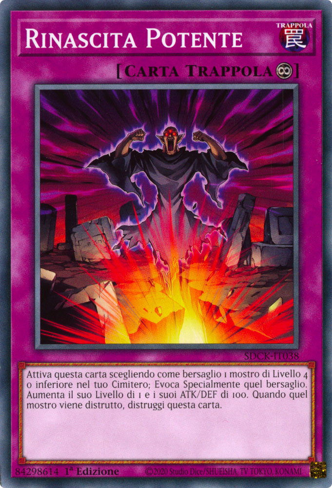 SDCK-IT038 Rinascita Potente Comune 1a Edizione (IT) -NEAR MINT-