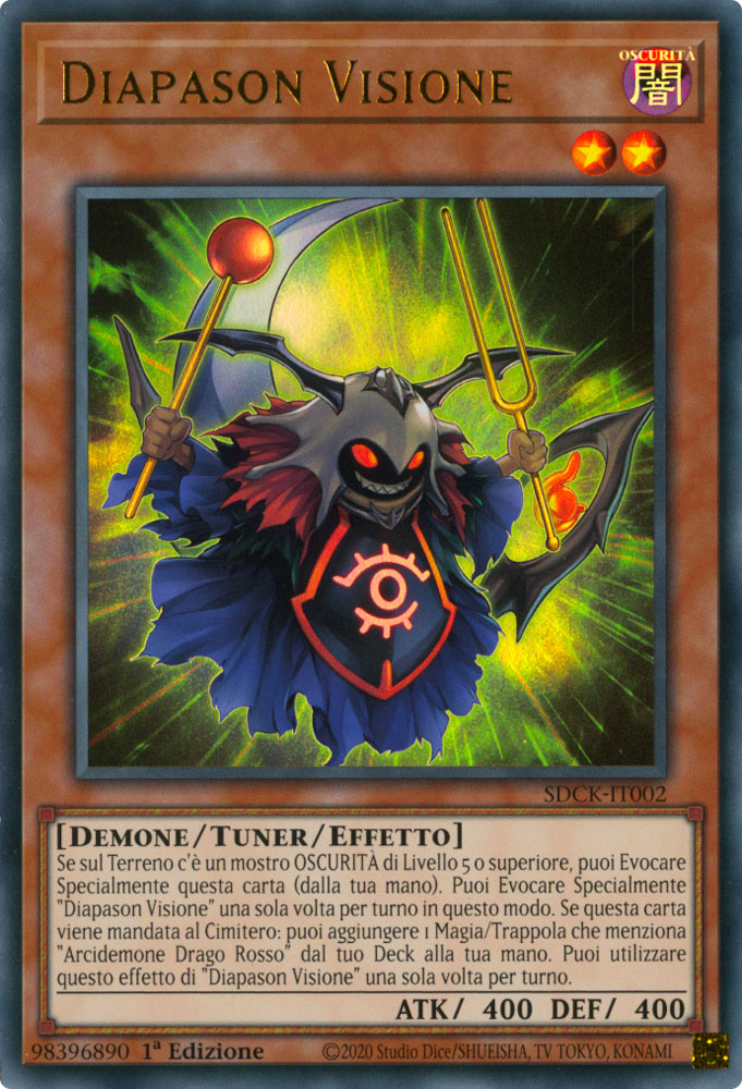 SDCK-IT002 Diapason Visione Ultra Rara 1a Edizione (IT) -NEAR MINT-