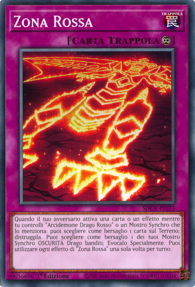 SDCK-IT033 Zona Rossa Comune 1a Edizione (IT) -NEAR MINT-