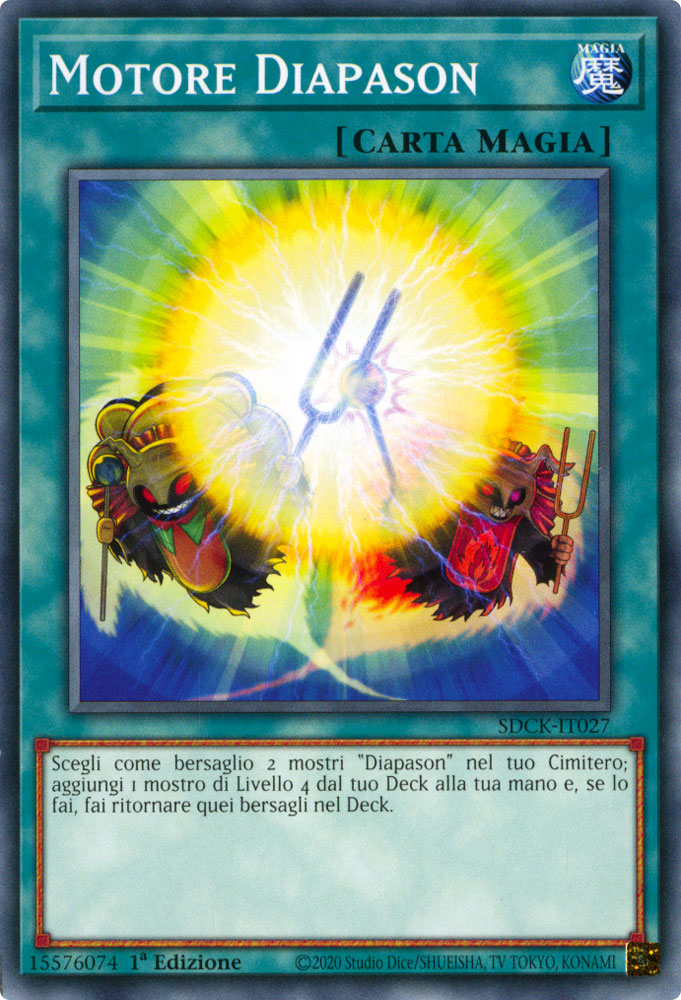 SDCK-IT027 Motore Diapason Comune 1a Edizione (IT) -NEAR MINT-