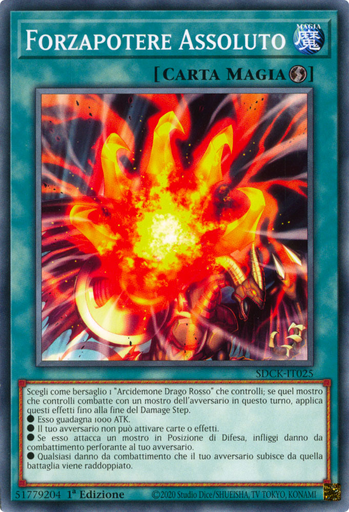 SDCK-IT025 Forzapotere Assoluto Comune 1a Edizione (IT) -NEAR MINT-