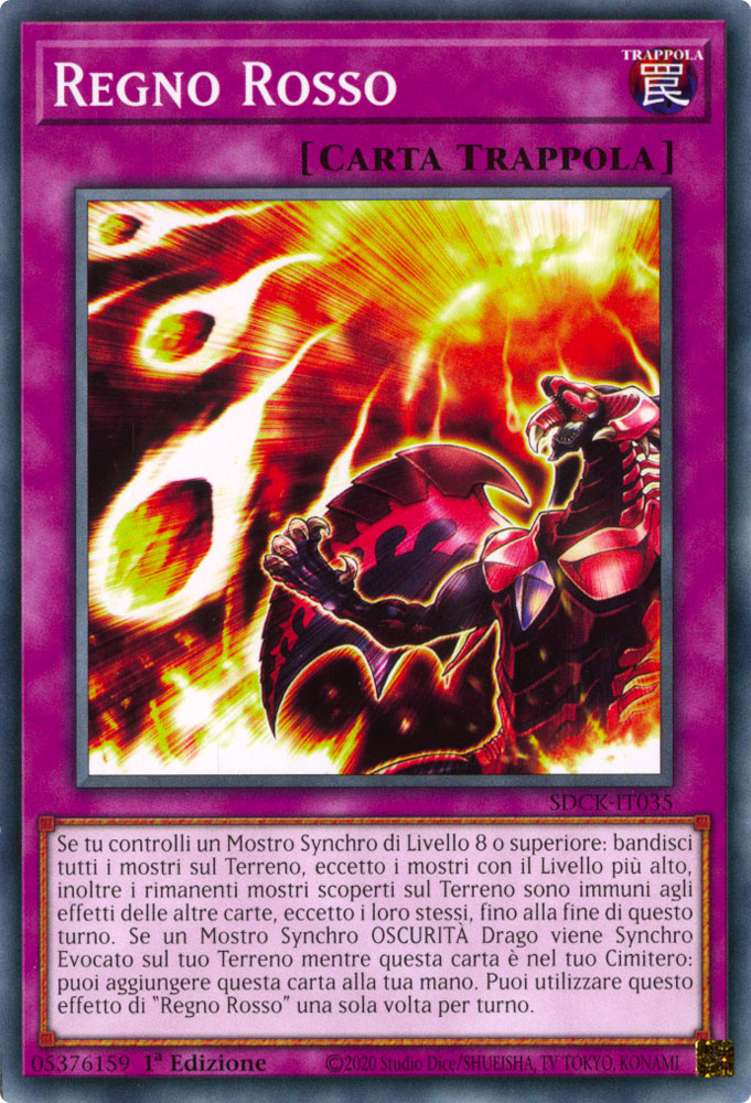 SDCK-IT035 Regno Rosso Comune 1a Edizione (IT) -NEAR MINT-