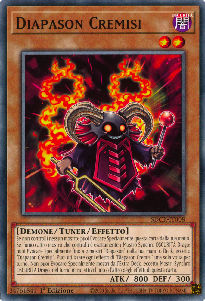 SDCK-IT008 Diapason Cremisi Comune 1a Edizione (IT) -NEAR MINT-