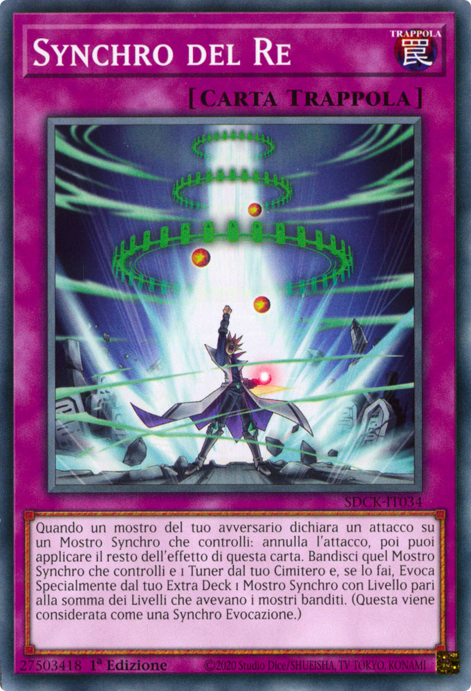 SDCK-IT034 Synchro del Re Comune 1a Edizione (IT) -NEAR MINT-