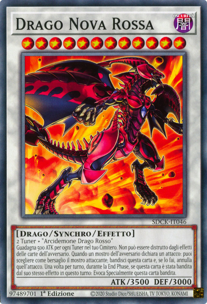 SDCK-IT046 Drago Nova Rossa Comune 1a Edizione (IT) -NEAR MINT-