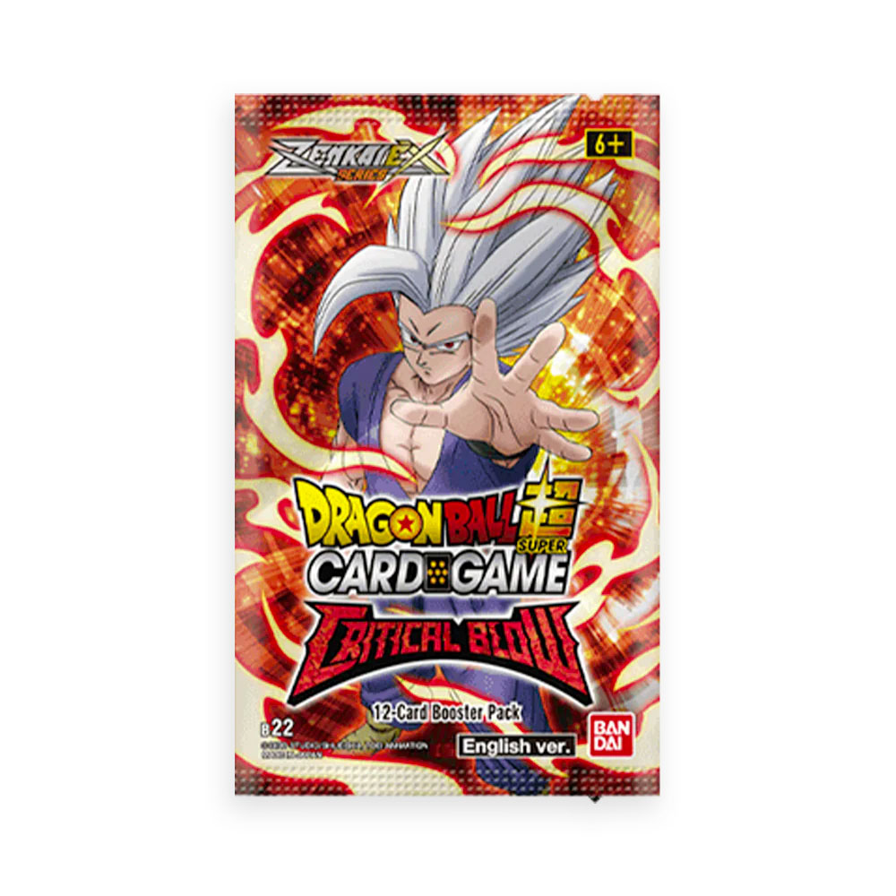 Zenkai Series Set 05 Critical Blow busta 12 carte (B22) (EN)