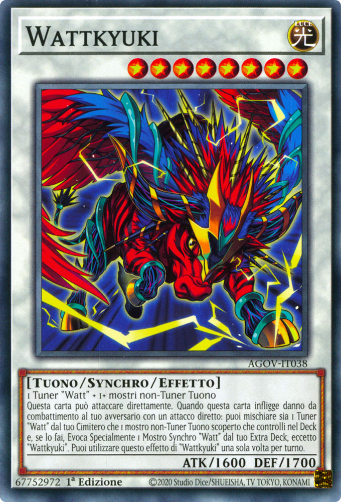 AGOV-IT038 Wattkyuki Comune 1a Edizione (IT) -NEAR MINT-