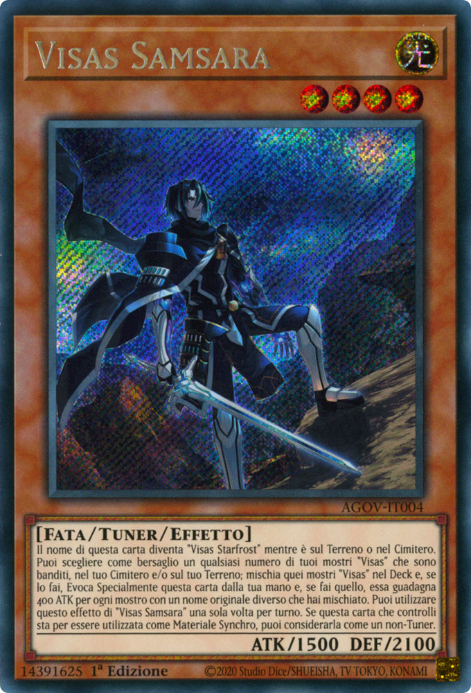 AGOV-IT004 Visas Samsara Rara Segreta 1a Edizione (IT) -NEAR MINT-