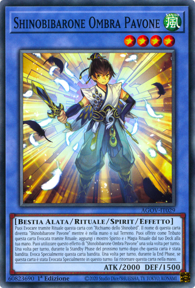 AGOV-IT029 Shinobibarone Ombra Pavone Comune 1a Edizione (IT) -NEAR MINT-