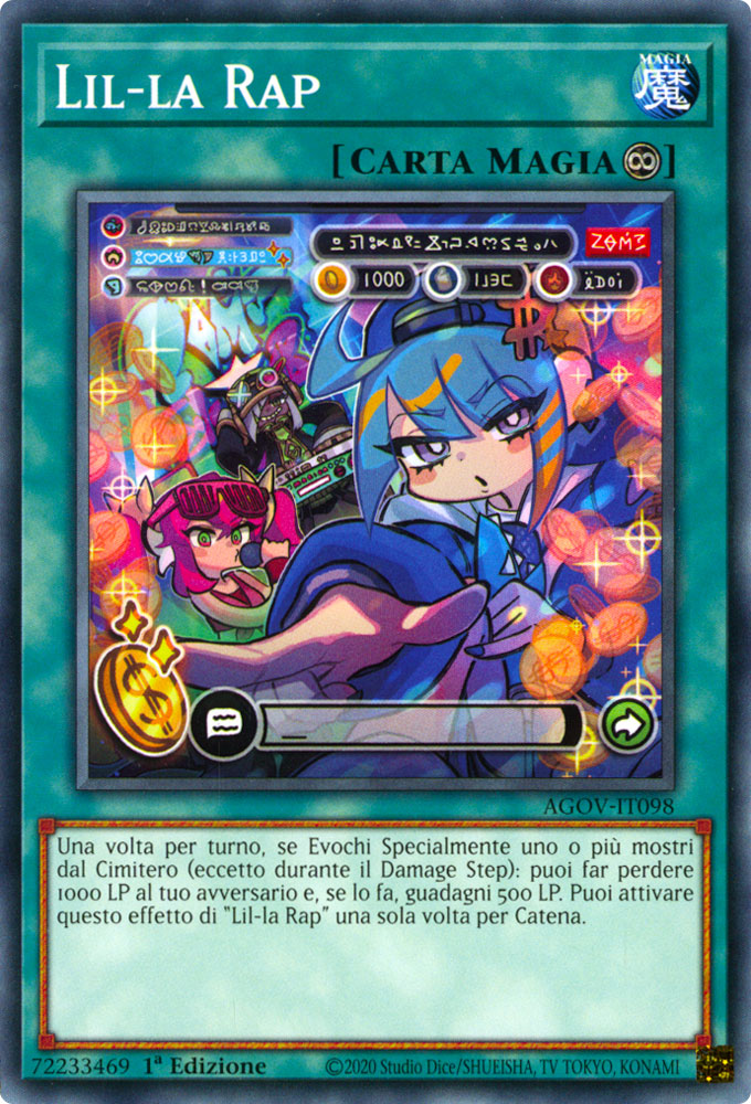 AGOV-IT098 Lil-la Rap Comune 1a Edizione (IT) -NEAR MINT-