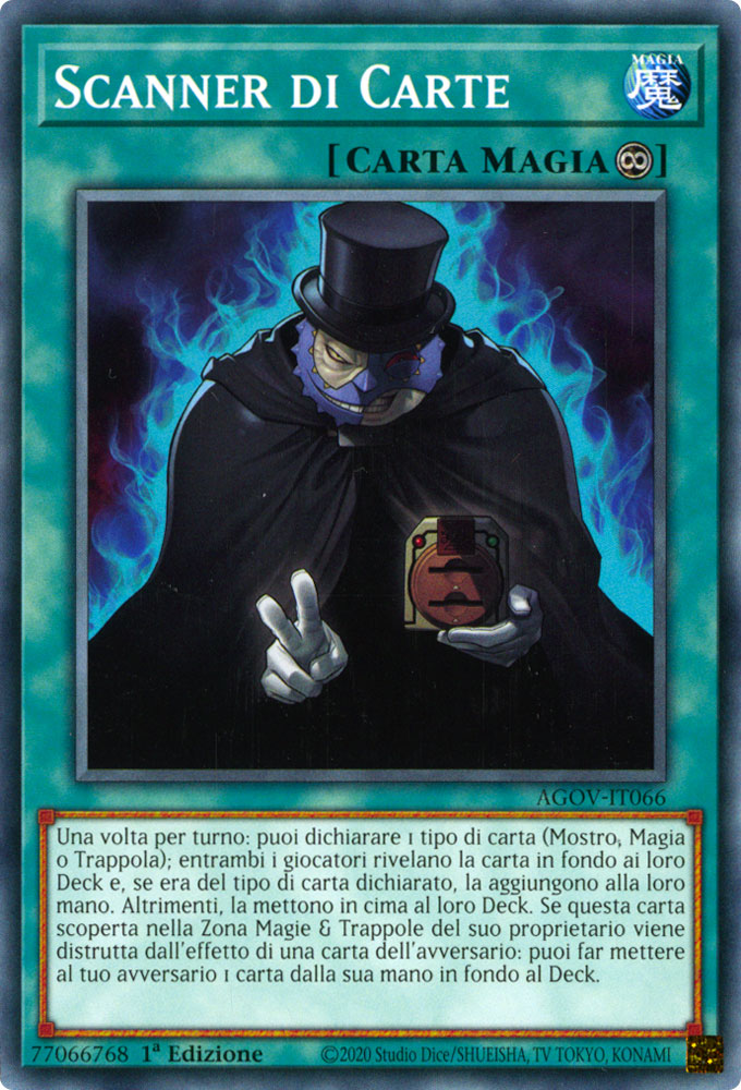 AGOV-IT066 Scanner di Carte Comune 1a Edizione (IT) -NEAR MINT-