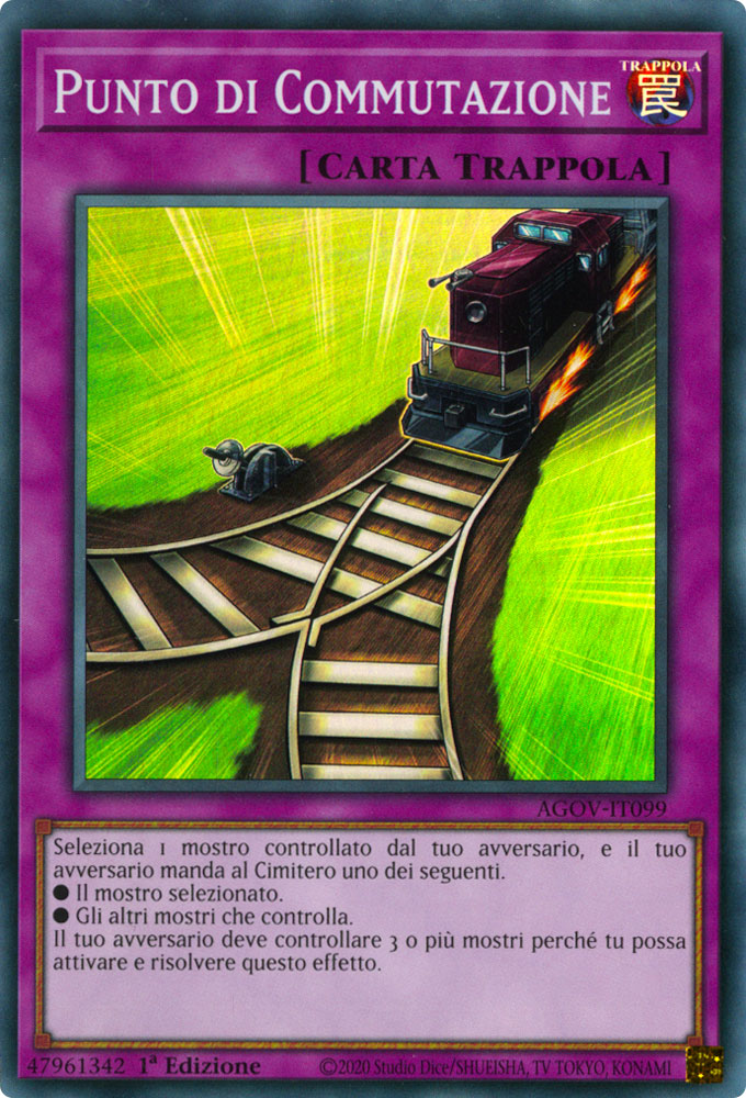 AGOV-IT099 Punto di Commutazione Super Rara 1a Edizione (IT) -NEAR MINT-