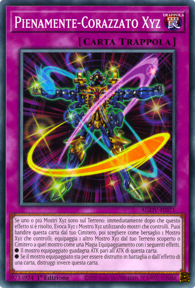 AGOV-IT071 Pienamente-Corazzato Xyz Comune 1a Edizione (IT) -NEAR MINT-