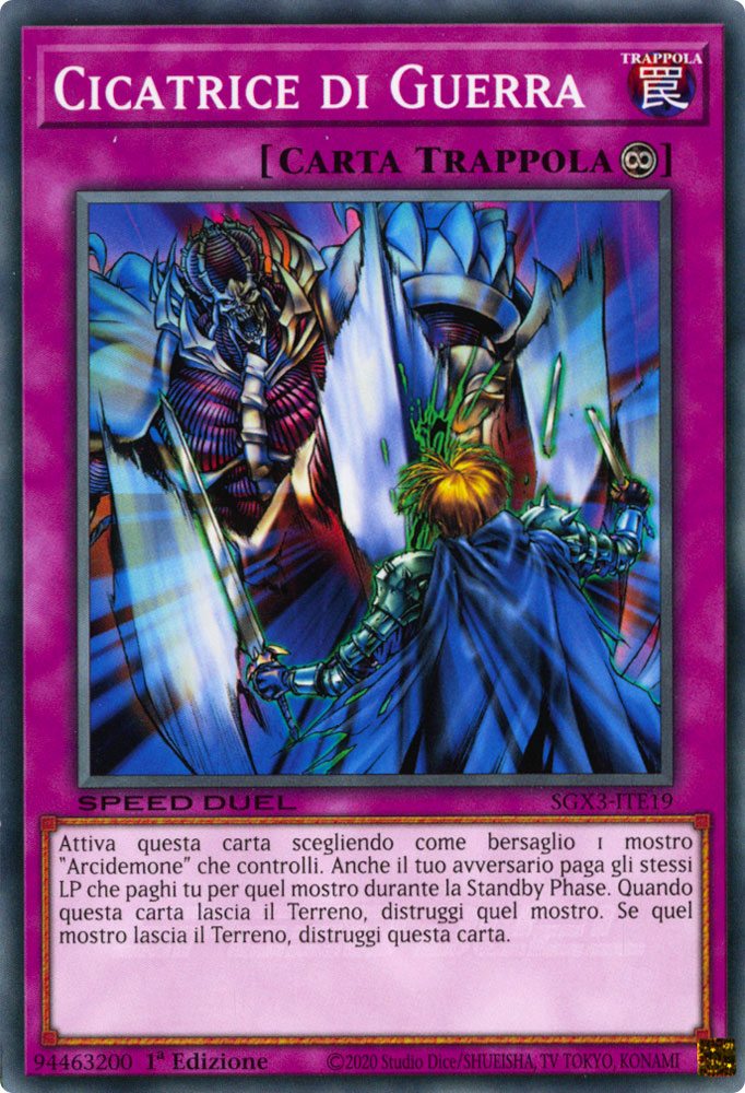 SGX3-ITE19 Cicatrice di Guerra Comune 1a Edizione (IT) -NEAR MINT-