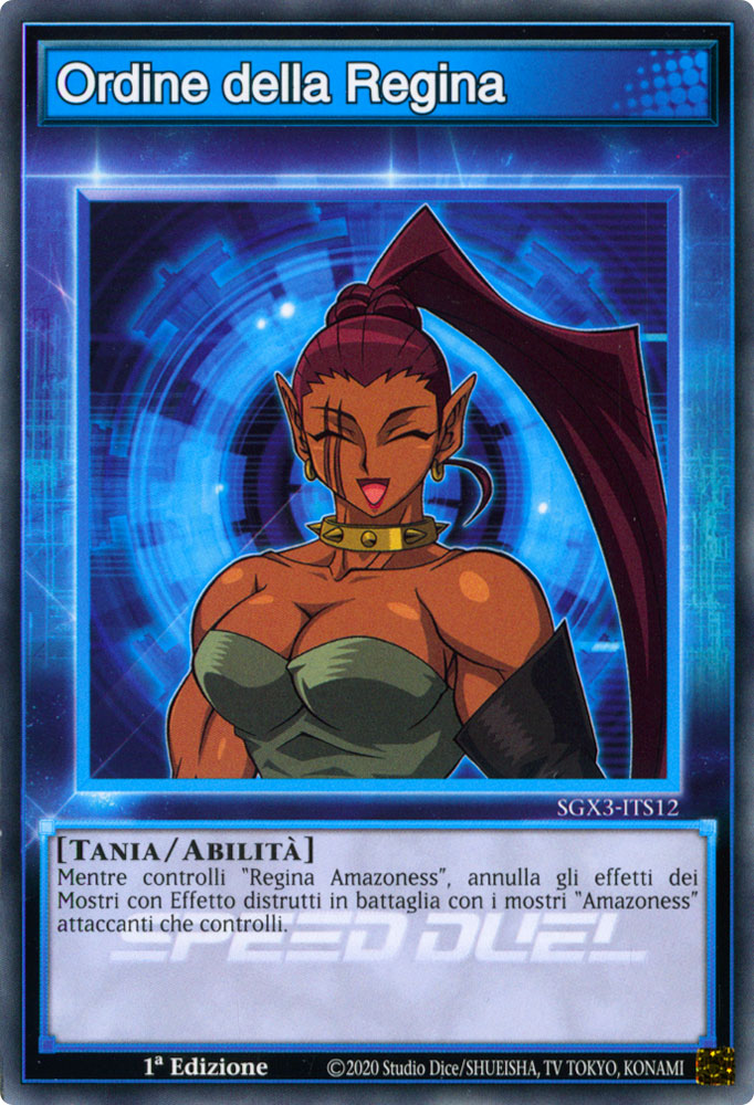 SGX3-ITS12 Ordine della Regina Comune 1a Edizione (IT) -NEAR MINT-