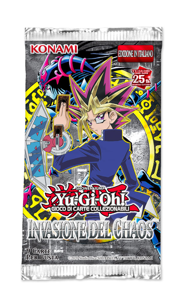 IOC2 Invasione del Chaos unlimited 25th Quarter Century busta 9 carte (IT)