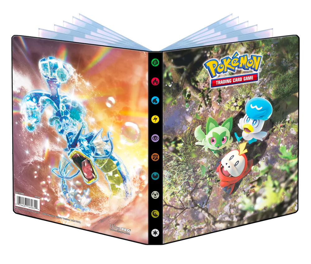 Portfolio 4 tasche 10 pagine Scarlatto e Violetto