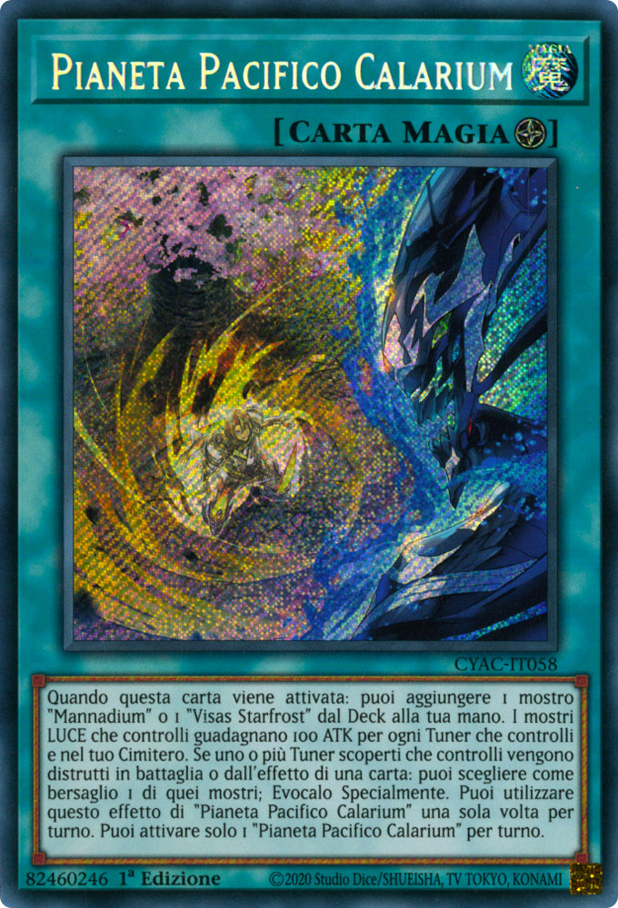 CYAC-IT058 Pianeta Pacifico Calarium Rara Segreta 1a Edizione (IT) -NEAR MINT-