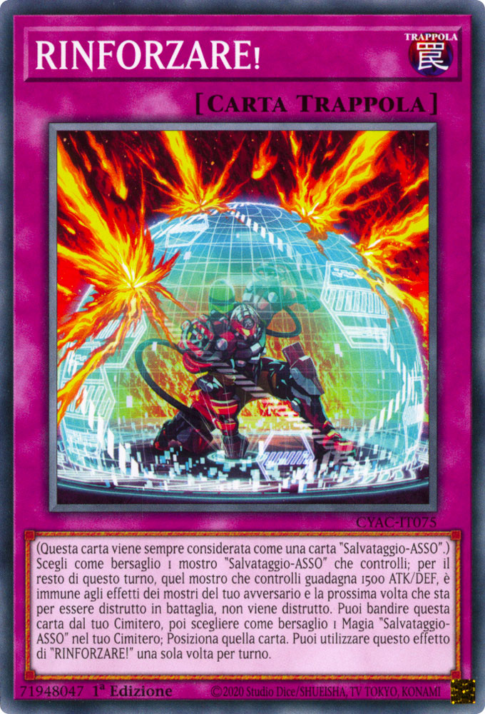 CYAC-IT075 RINFORZARE! Comune 1a Edizione (IT) -NEAR MINT-