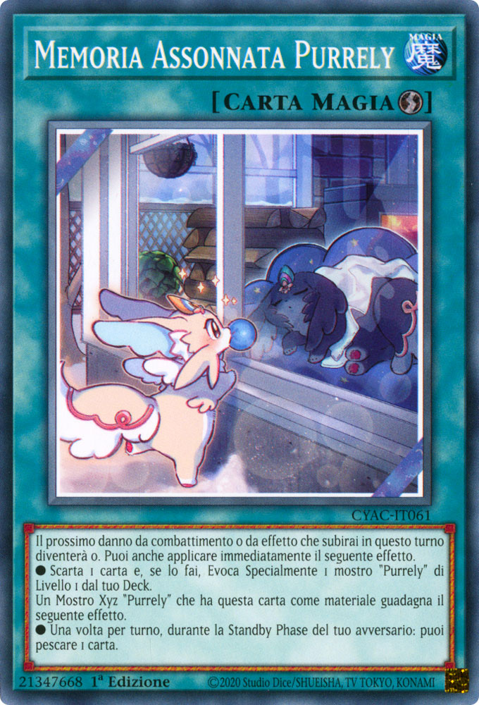 CYAC-IT061 Memoria Assonnata Purrely Comune 1a Edizione (IT) -NEAR MINT-