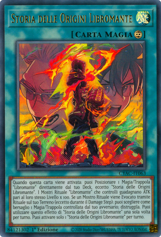 CYAC-IT063 Storia delle Origini Libromante Ultra rara 1a Edizione (IT) -NEAR MINT-