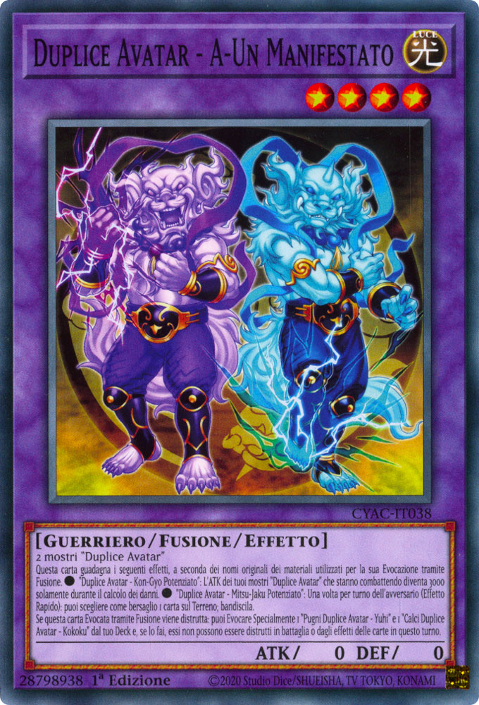 CYAC-IT038 Duplice Avatar - A-Un Manifestato Comune 1a Edizione (IT) -NEAR MINT-