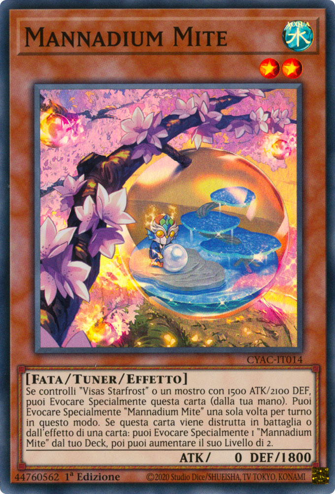 CYAC-IT014 Mannadium Mite Super Rara 1a Edizione (IT) -NEAR MINT-