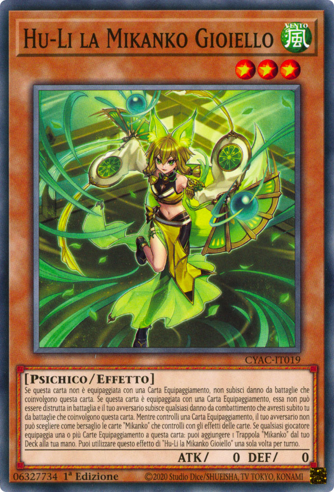 CYAC-IT019 Hu-Li la Mikanko Gioiello Comune 1a Edizione (IT) -NEAR MINT-