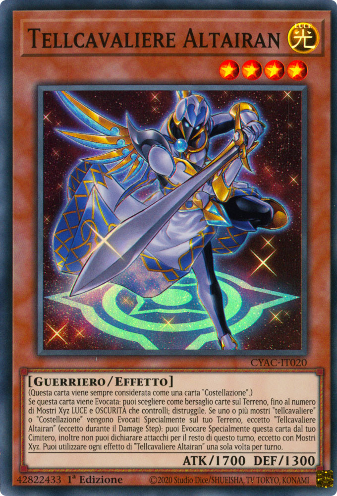 CYAC-IT020 Tellcavaliere Altairan Super Rara 1a Edizione (IT) -NEAR MINT-